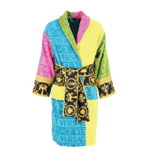 multi color versace replica robe|versace his and hers robes.